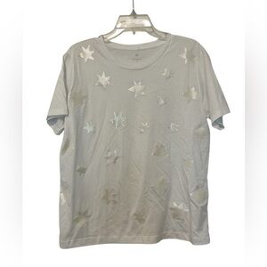 NWT Elliott Lauren Star Sequin T-Shirt